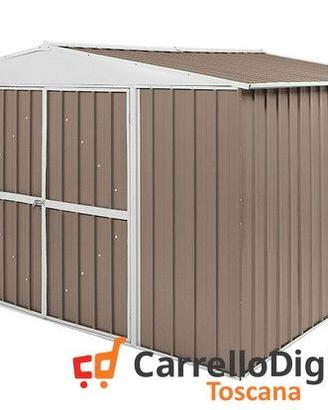 Box in Acciaio da giardino 360x345cm tortora