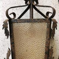 lampadario ferro battuto