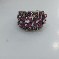 anello in argento modello fascia 