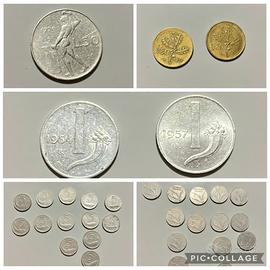 Lotto 18 Monete Rare Lire Italiane