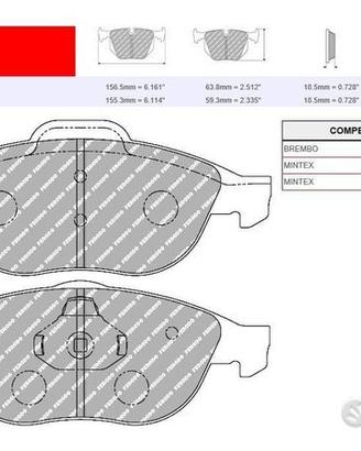 Pastiglie freno sportive FERODO RACING FCP 1134 H