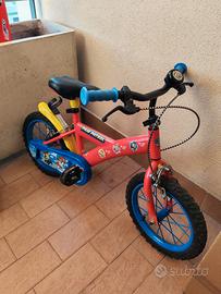Bicicletta 14 pollici paw patrol