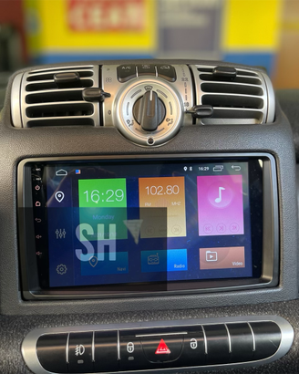 Navigatore Car tablet per Smart 451 gps Carplay