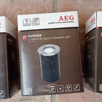 3 faretti da incasso per esterni IP67 - Marca AEG