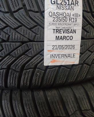 gomme termiche 235/50 r19 anno 2025