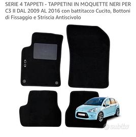 Tappetini Auto Citroen C3 - NUOVI