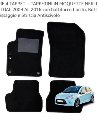 Tappetini Auto Citroen C3 - NUOVI
