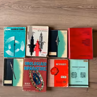 Lotto 8 Libri Tecnici Orologeria Vintage