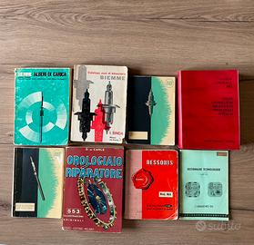 Lotto 8 Libri Tecnici Orologeria Vintage