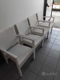 Sedie rattan giardino