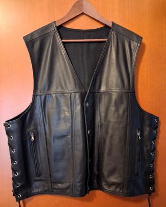 Gilet in pelle XXL Bitlis "Nuovo"