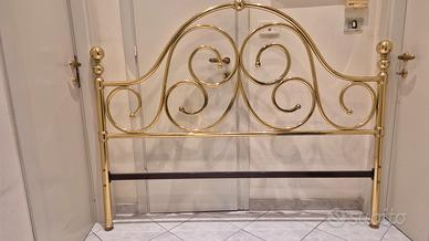 Struttura per letto matrimoniale in ottone