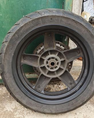 Yamaha xmax 2010 ruota e marmitta