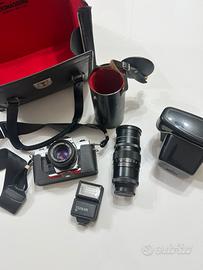 Set reflex analogica Praktica MTL5 obiett flash