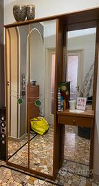 Armadio con specchio per ingresso
