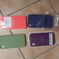cover silicone iPhone XR - in 4 colori diversi