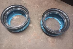 Coppia doppi cerchi ape 50 allargamento