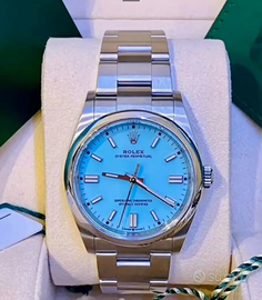 Rolex Oyster Perpetual 126000 Tiffany Turchese NEW