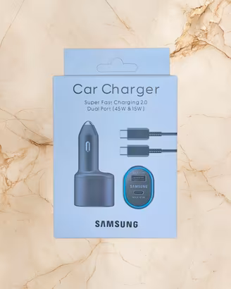 Caricabatterie Auto Samsung 60W Kit Completo