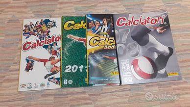 Album figurine calciatori panini vuoti anni vari