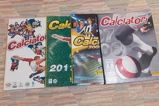 Album figurine calciatori panini vuoti anni vari