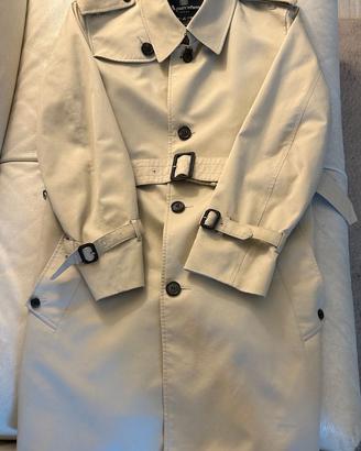 AQUASCUTUM Trench Fairmount Beige Tg UK38/IT48 