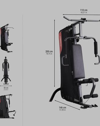 Attrezzo a carichi guidati HOME GYM 900