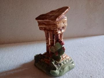 Souvenir del tempio di Agrigento alto 12 cm 