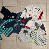 Assortimento felpe bambino 12 mesi