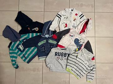 Assortimento felpe bambino 12 mesi