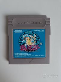 Pokémon Blu per Game Boy Giapponese Vintage