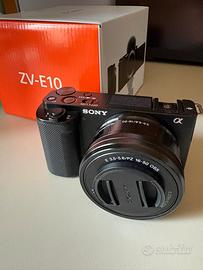 Sony zv e10 + obiettivo 16-50mm