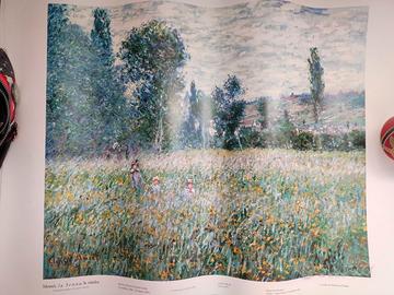 Poster dipinto "Prato", di Monet