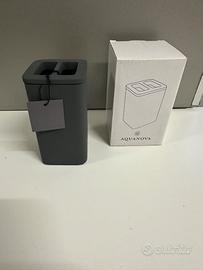 Aquanova bicchiere porta spazzolini bagno NUOVO