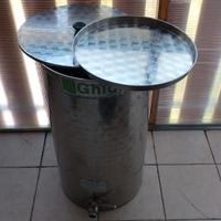 contenitore in acciaio 100 litri