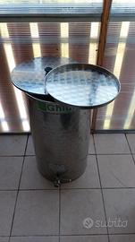 contenitore in acciaio 100 litri