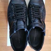 Sneakers John Galliano nere, in pelle, nr. 43