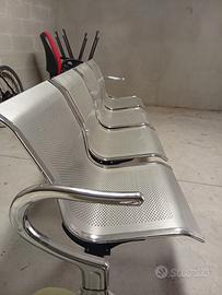 Panca sedie per sala d' attesa 