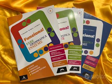 3 libri di grammatica italiana “ Funziona!” NUOVI