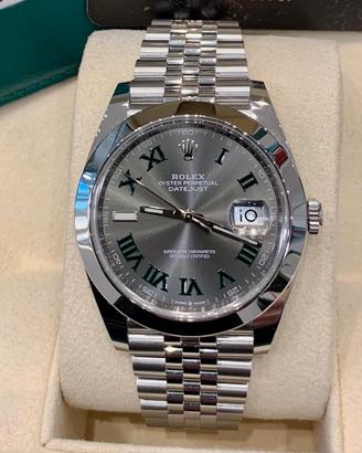 ROLEX DATEJUST 41 WIMBLEDON JUBILE NUOVO