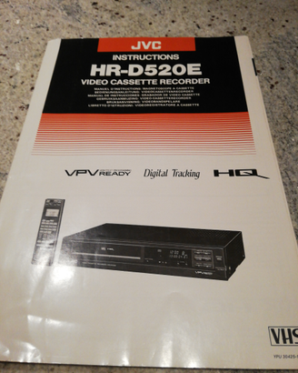 Jvc HRD520E manuale istruzioni