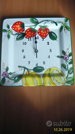 Orologio in ceramica e orologio da comodino nuovi