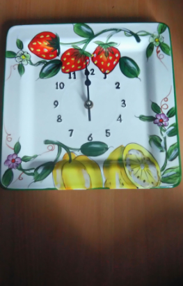 Orologio in ceramica e orologio da comodino nuovi