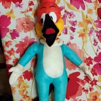 PICCHIARELLO Pupazzo Peluche Vintage Gioco PICCHIO