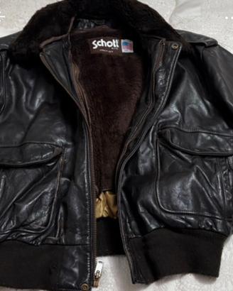 Schott bomber di pelle