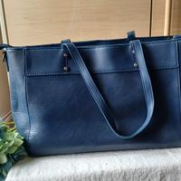 Borsa a mano blu Polo Club
