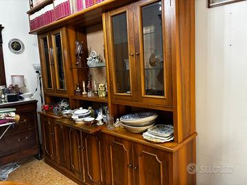 Mobile soggiorno in noce