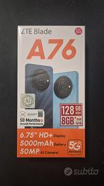 ZTE Blade A76 5G 128GB Nuovo Mai Usato
