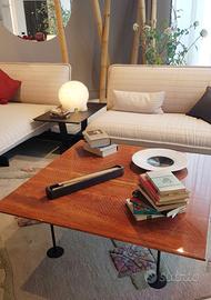 Tavolino in travertino persiano rosso , Cappellini