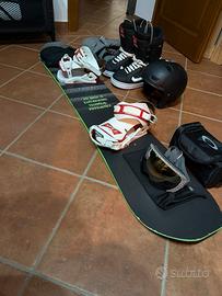 Kit completo snowboard